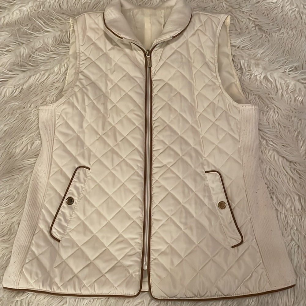 Off white puffer vest